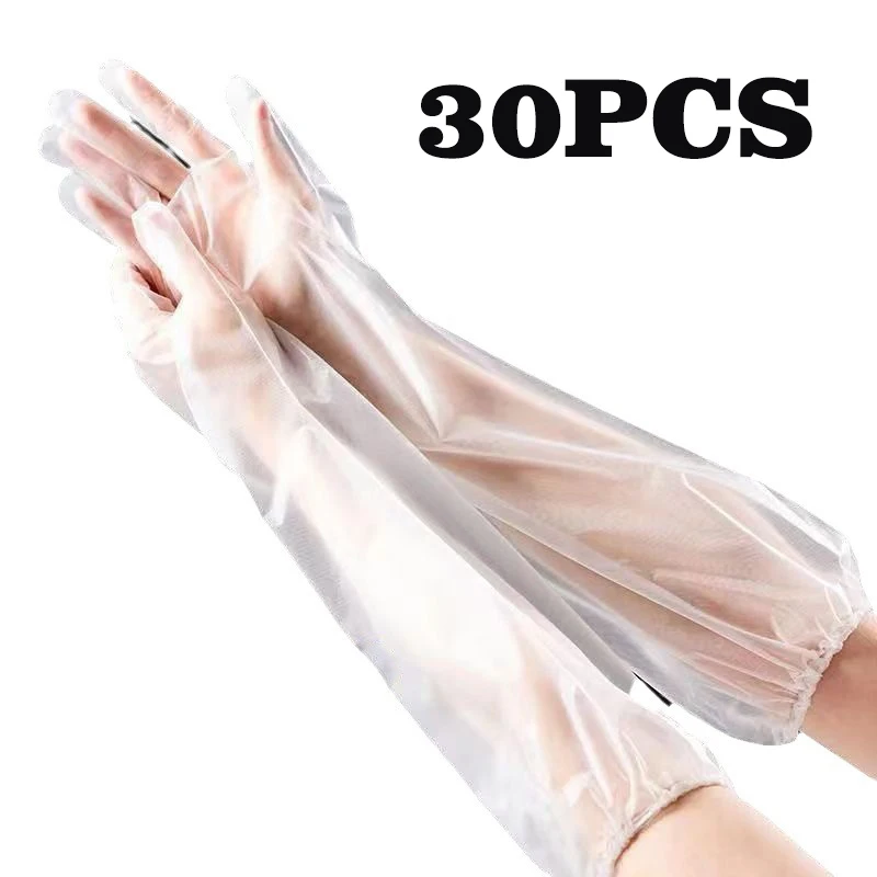 30PCS Disposable Arm Guard Glo - огляд і ціна Disposable Gloves Nitrile