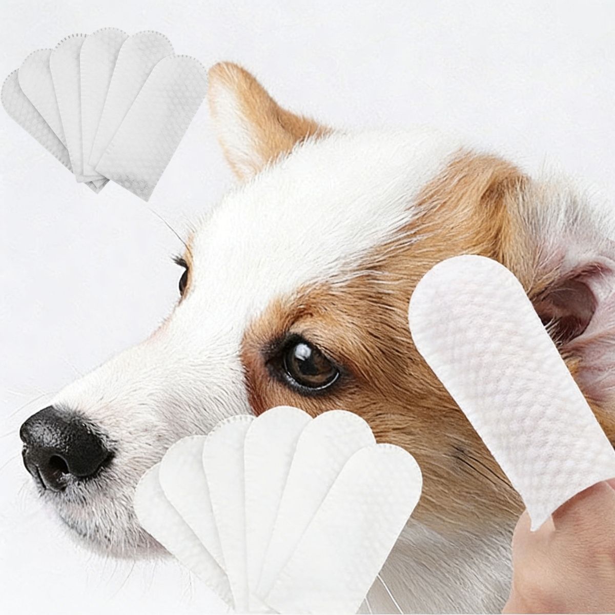 50Pcs Cotton Finger Cots Dog E - огляд і ціна Disposable Gloves Nitrile