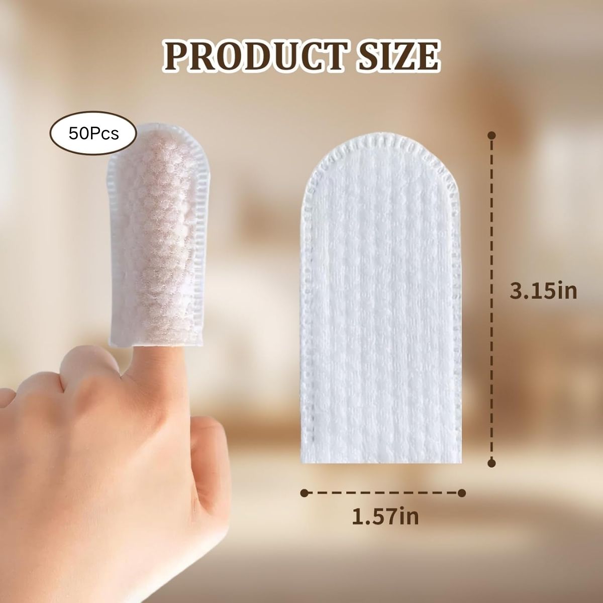 50Pcs Cotton Finger Cots Dog E - огляд і ціна Disposable Gloves Nitrile