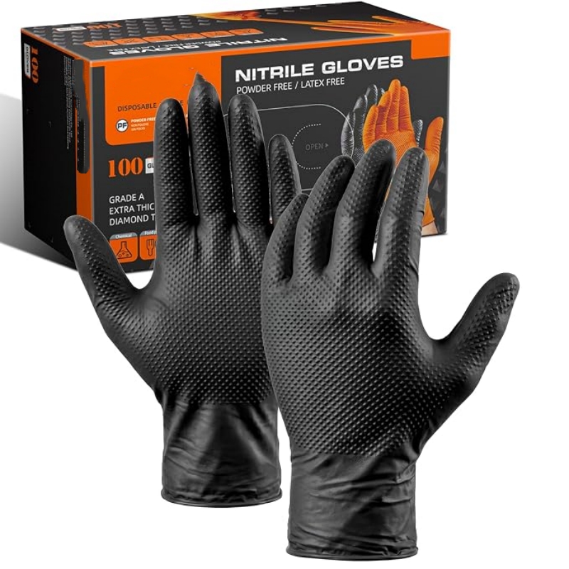 8 Mil Heavy Duty Industrial Or - огляд і ціна Disposable Gloves Nitrile