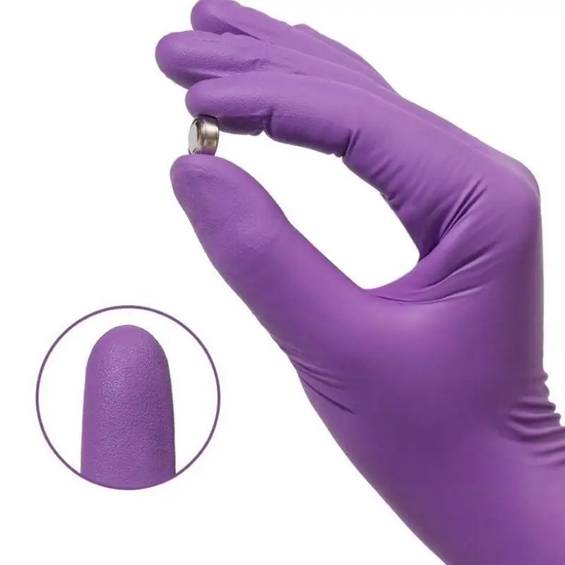 50/100PCS Violet Nitrile Glove - огляд і ціна Disposable Gloves Nitrile